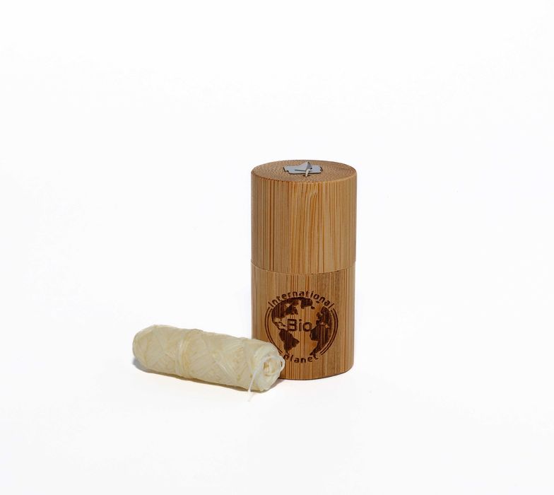 Конец за зъби с бамбуков калъф