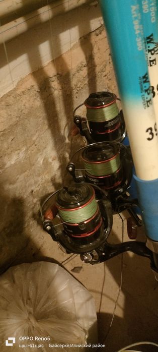 Готовые удилище.