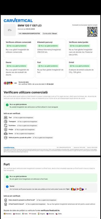 Vand bmw seria 1 120d 177cp M pachet Jante 17 M pilot automat neagru
