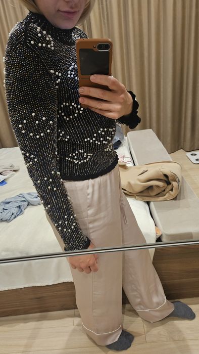 Блуза Zara с дълъг ръкав