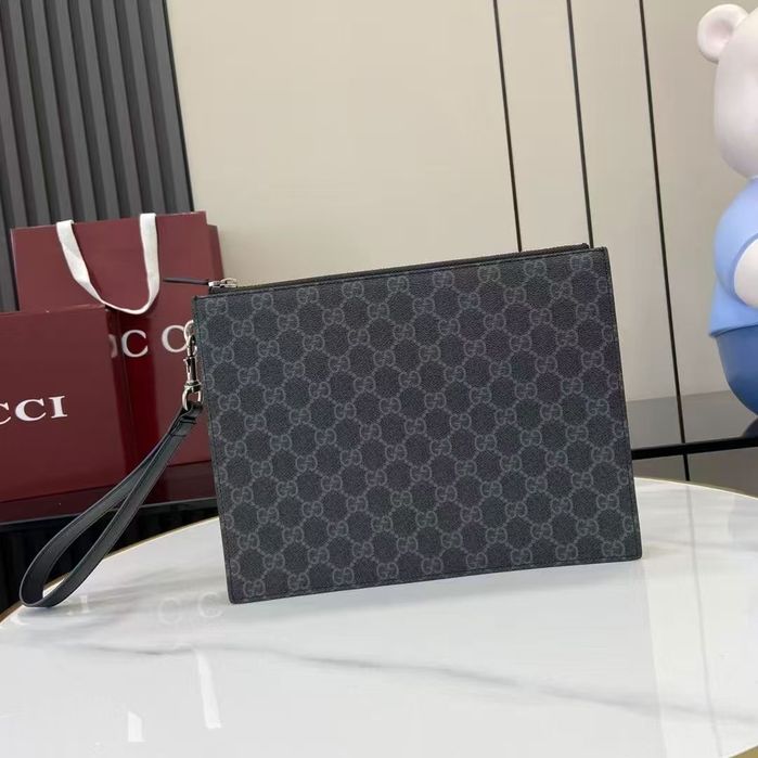 Чанта Gucci Grey Trim Pouch
