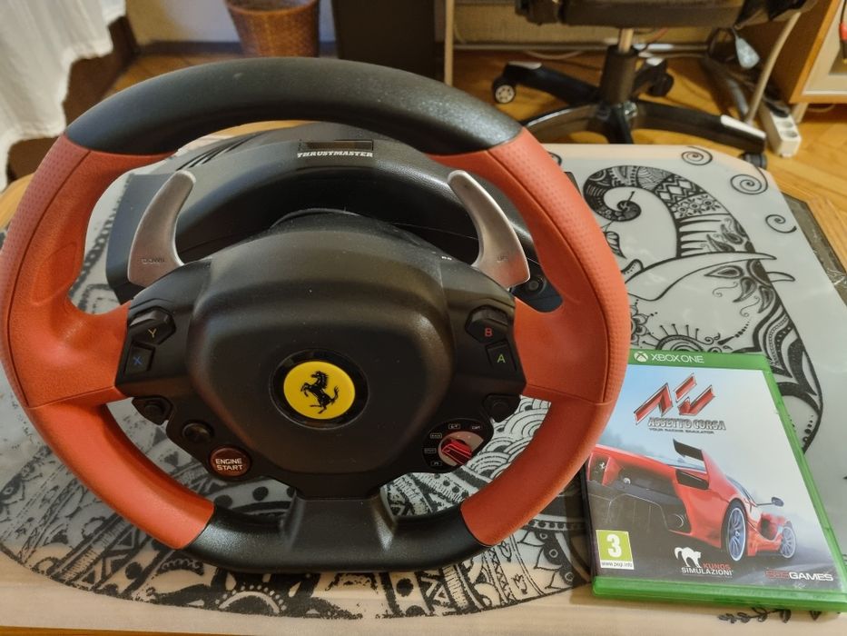 thrustmaster ferrari xbox волан с педали