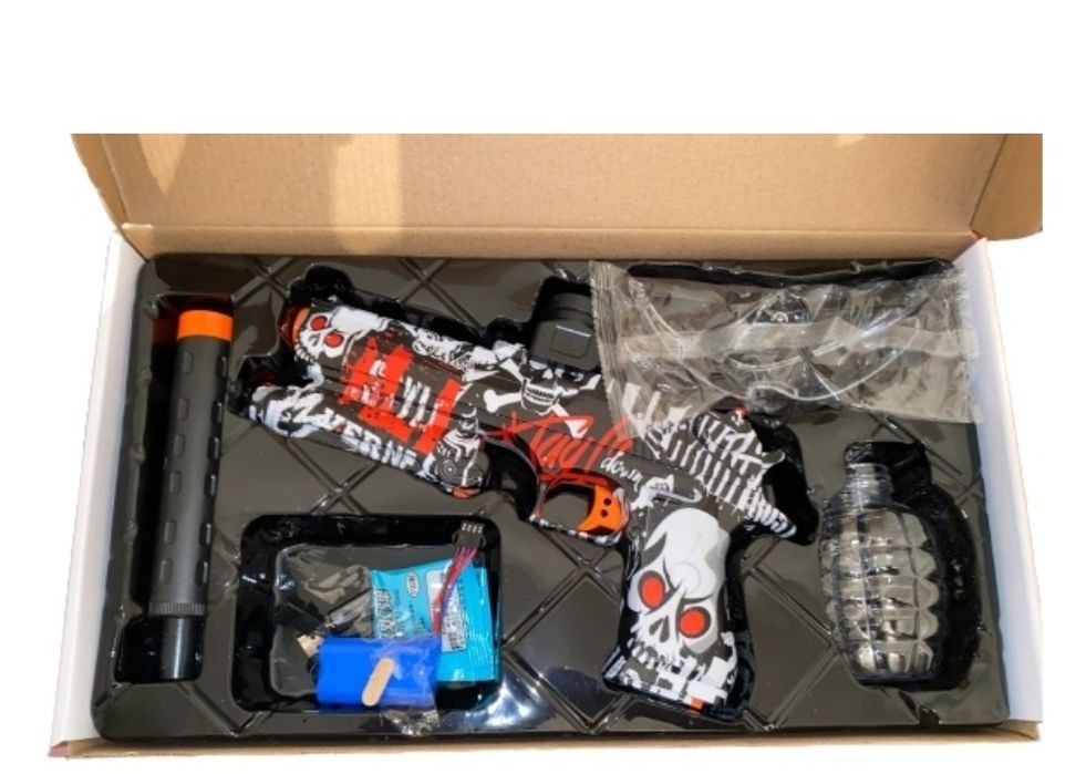 Игрушечный пистолет автомат орбизный