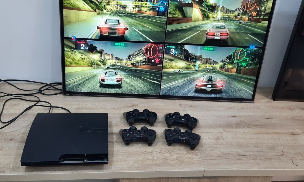 PlayStation 3 Slim 320GB (30та уйини бор) Джойстик 4та