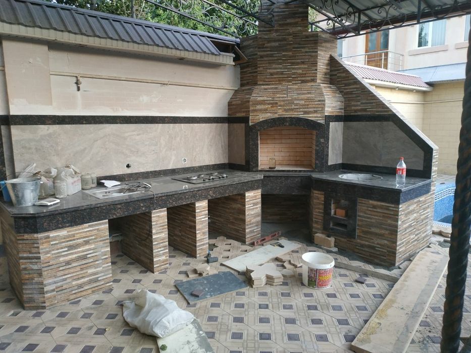 СТРОИМ Барбекю. Очаги. Помпейская печь.