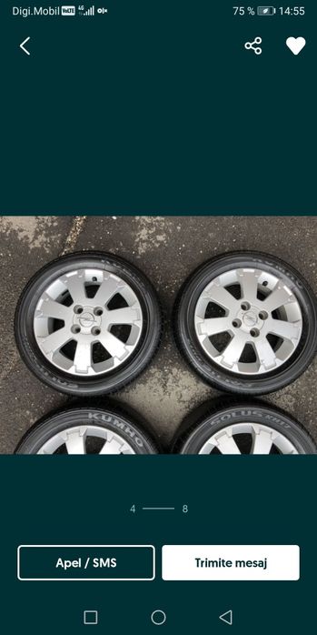 Vand jante opel agila