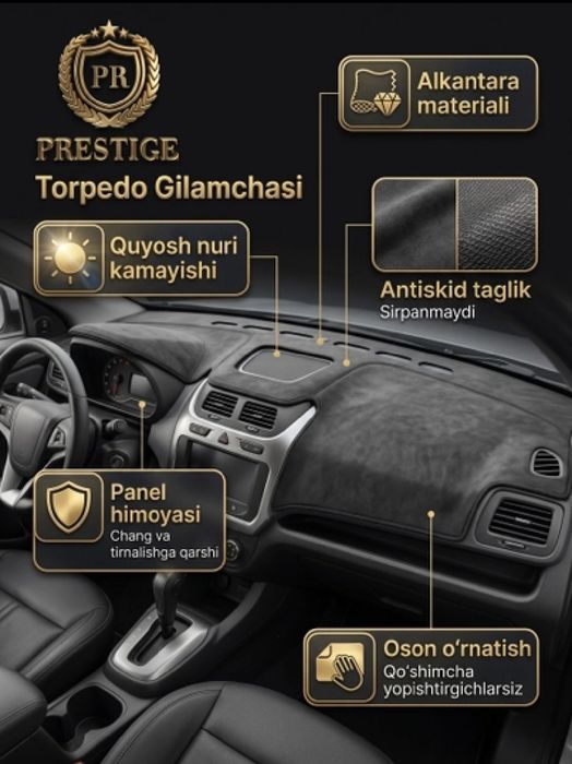 Avtomobil uchun torpedka gilof