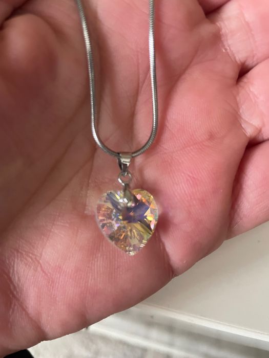 Комплект колие и обеци с кристали Swarovski