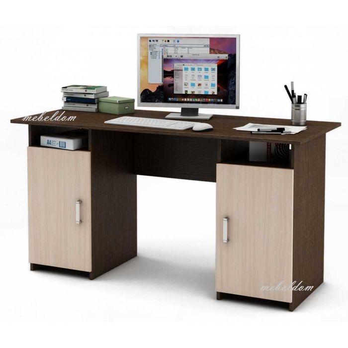 Бюро 143см. с 2 плавни врати(код-1191)