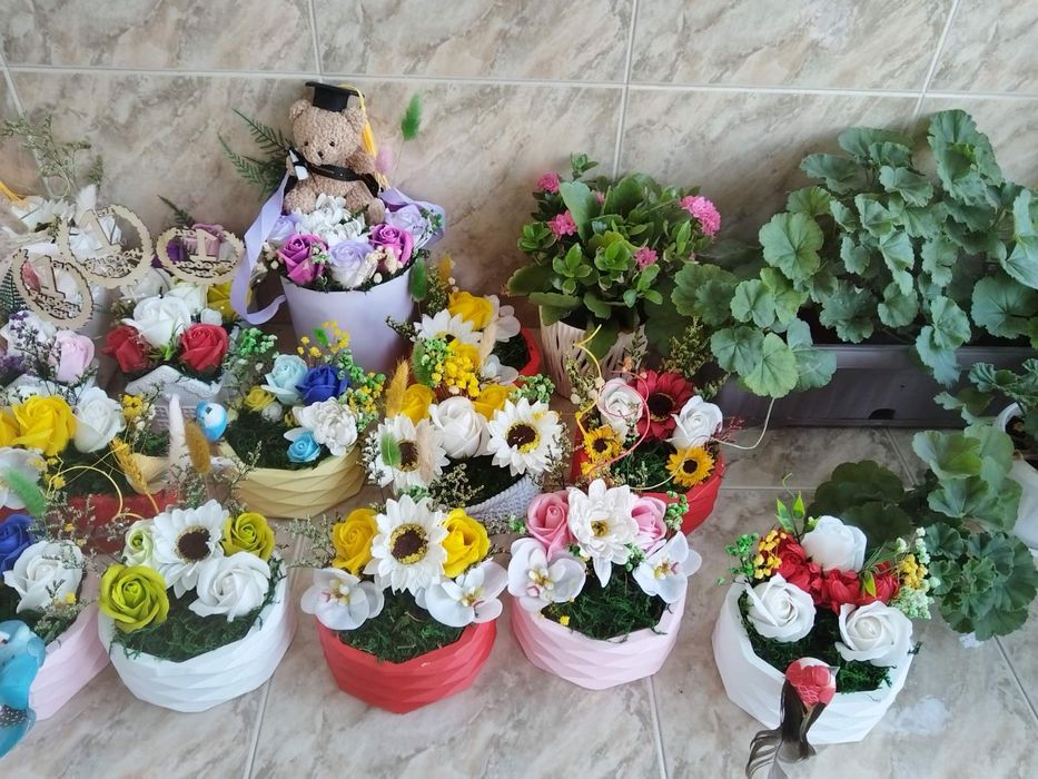 Ръчна изработка от сапунени рози