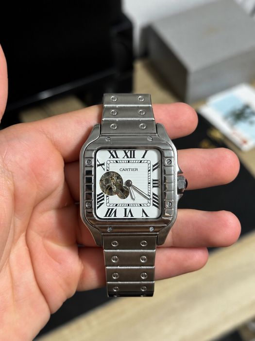 Ceas Cartier Santos Openworked Automatic