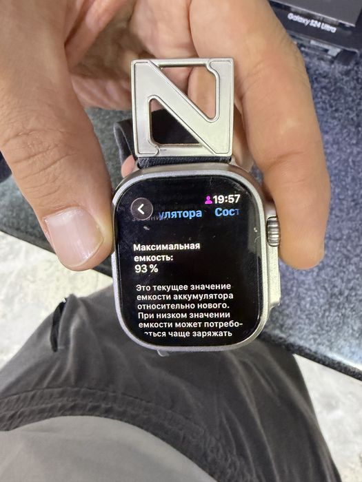 Apple wach ultra 1 93 yomkost holati zor oqip tel qlila