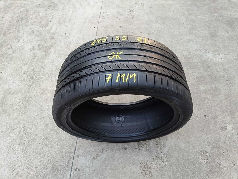O anvelopa de vara 295 35 21 continental sportcontact 5 profil 7 mm