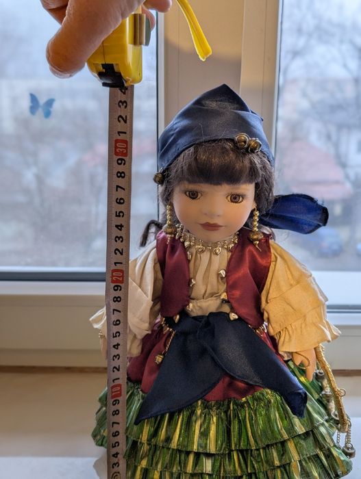 Păpușa porțelan Gypsy , de colectie