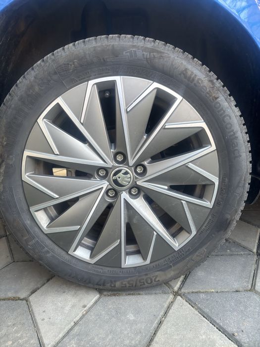 Jante aliaj Skoda originale17 , 5*100
