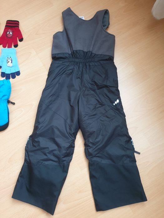 Set panatloni de ski Decathlon Wedze copii cu manusi 3-4ani 91-104