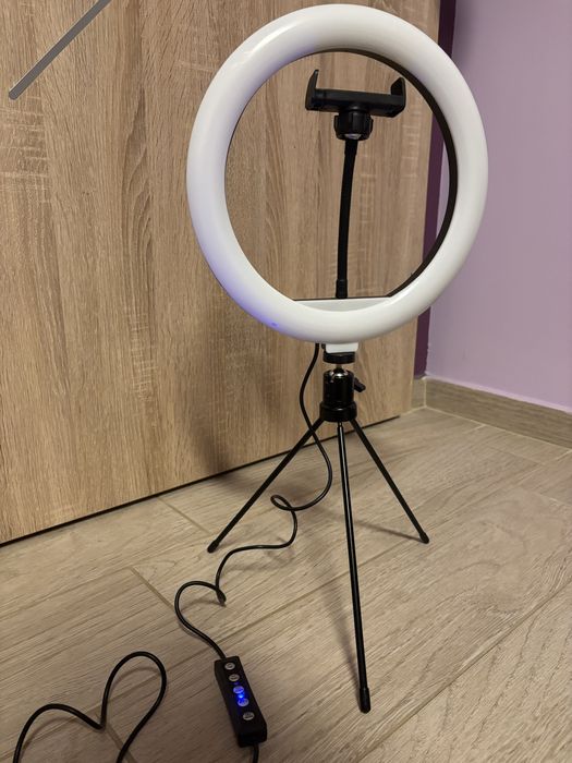 Ринг лампа със стойка за снимки и видеа  – Перфектна светлина