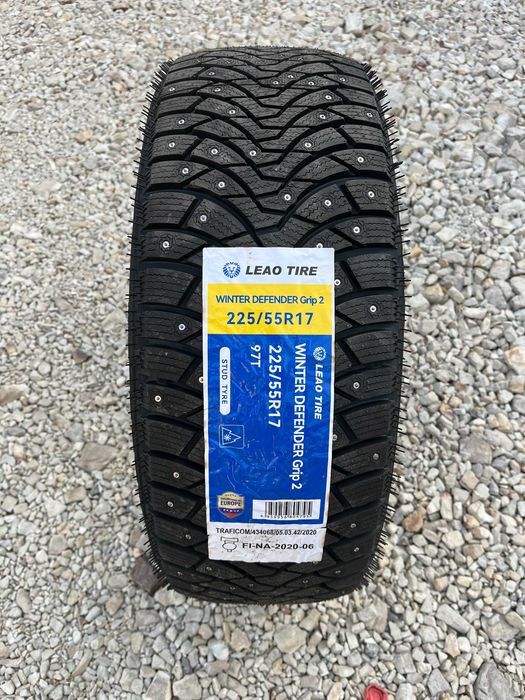 225/55 R17 97T LEAO TIRE WINTER DEFENDER Grip2 (шипованные)