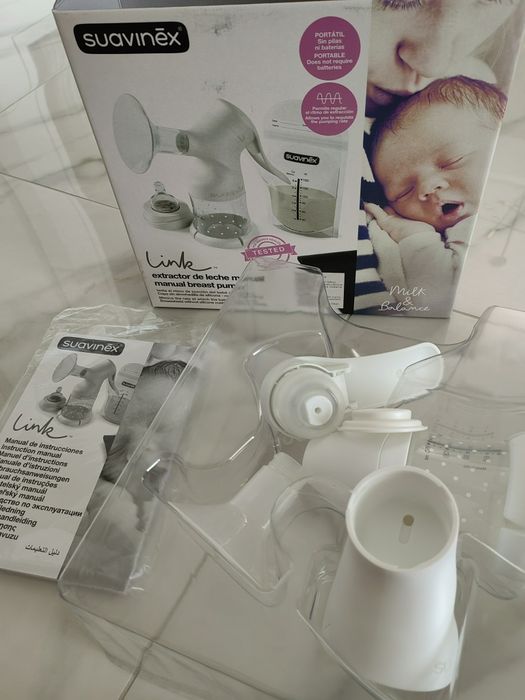 SUAVINEX Ръчна помпа за кърма