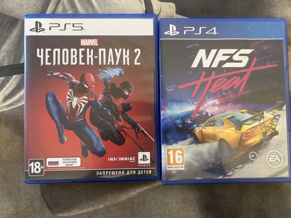 Spider man 2, Need for speed Heat
