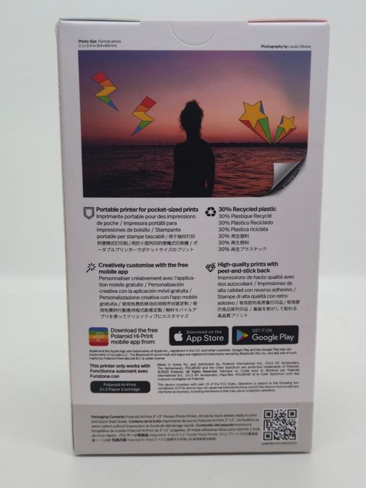 Imprimanta Polaroid HiPrint, 2x3 , Alba -A-