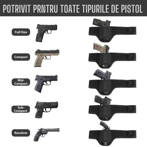 Toc Pistol Ascuns De Umar Cu Bandă Abdominală,Ambidextru Din Neopren