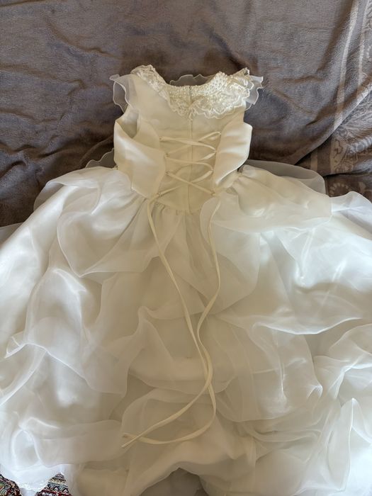 белое платье для девочки