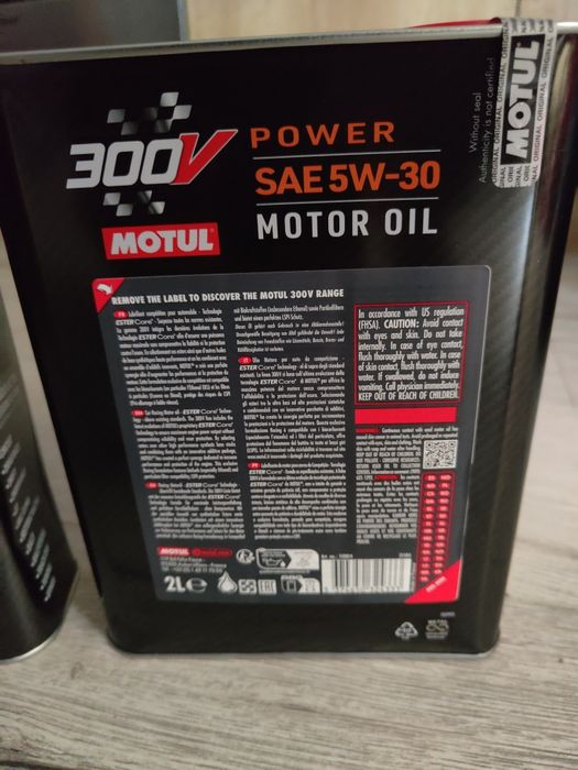 Ulei performance Motul 300V 5W30