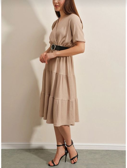 Rochie midi vaporoasa