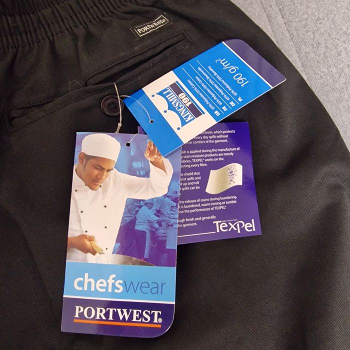 Pantaloni bucatar L  Portwest