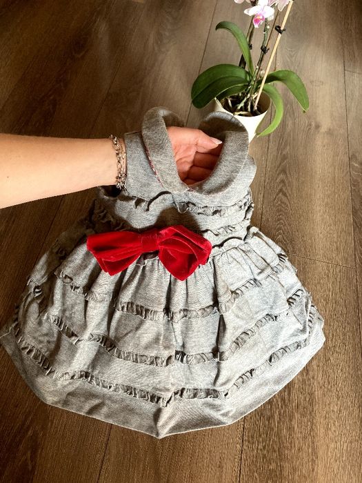 Рокля с тюл на MONNALISA р-р 12 месеца