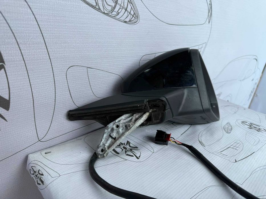 Oglindă Dreaptă 6 PINI VW Golf 7 2014 / 2012-2020 / Cod OEM 5G2857508AF (5C2)