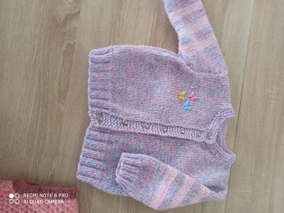 Кофта детская ручной вязки