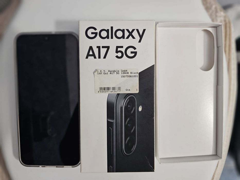 Telefon SAMSUNG Galaxy A17 5G, 128GB, 4GB RAM, Dual SIM, Black
