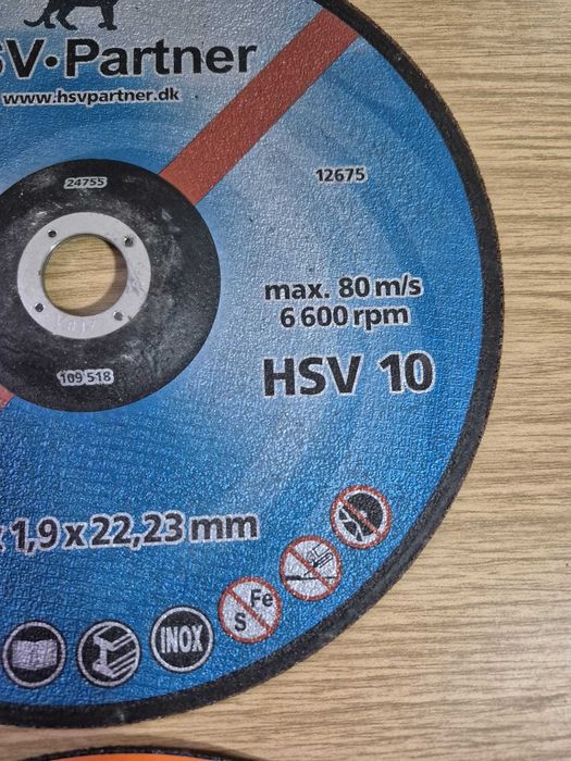 set 5 discuri debitat metal - lot 3-21-11