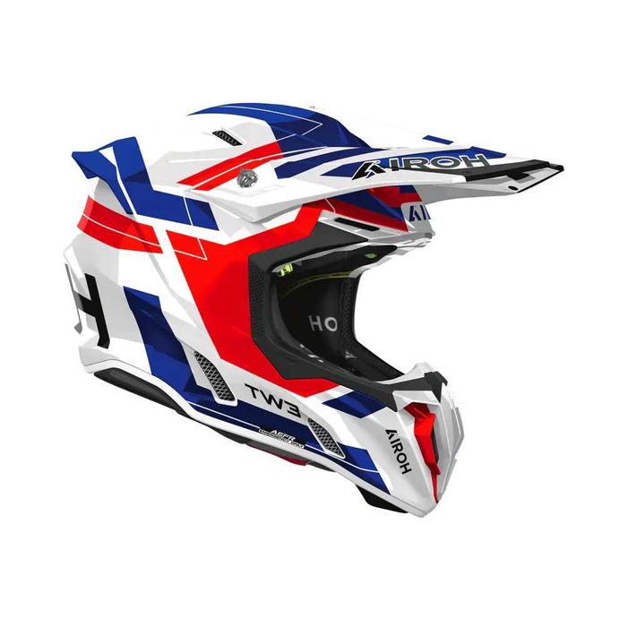 Каска AIROH Twist 3 Dynasty Blue Red Gloss и  Fancy Red Gloss