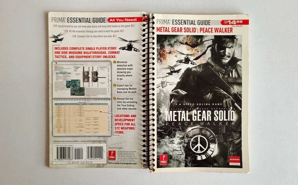 Metal Gear Solid Peace Walker/MGS Essential Guide 2010 за PlayStation 3/PS3/ПС3/Плейстейшън 3/PSP/Xbox 360