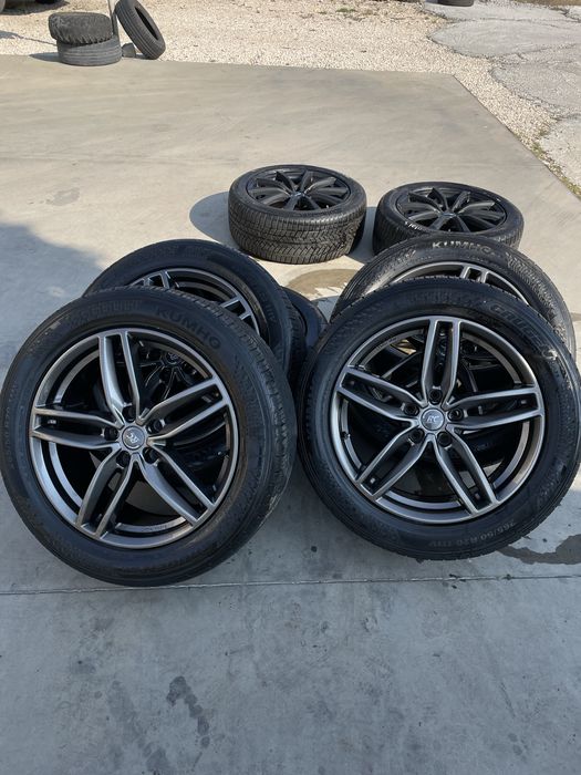 Оригинални джанти Brock 5x127 20’’ 8.5J с гуми 265/50R20 7mm dot22 Grand cheroke Durango