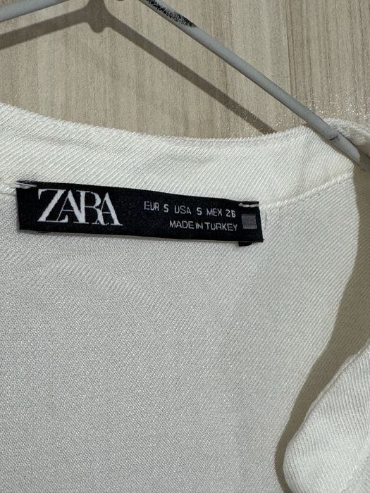 Риза бяла zara дамска