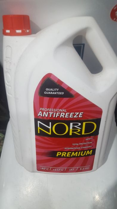 Антифриз розовый Nord 2 л остаток