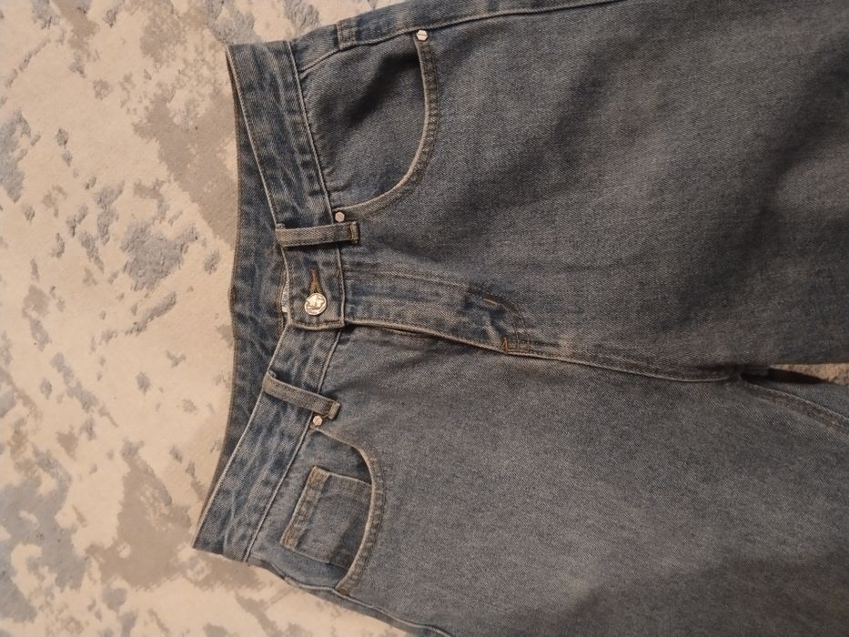 Baggy fit синие джинсы