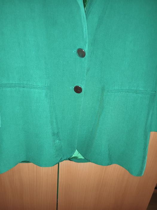 Sacou verde Zara subtire