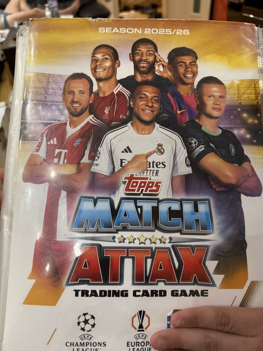 Албум с карти Match attax