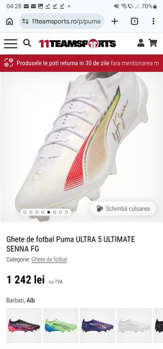 Ghete de fotbal Puma ULTRA 5 ULTIMATE SENNA FG
Ghete de fotbal Puma UL