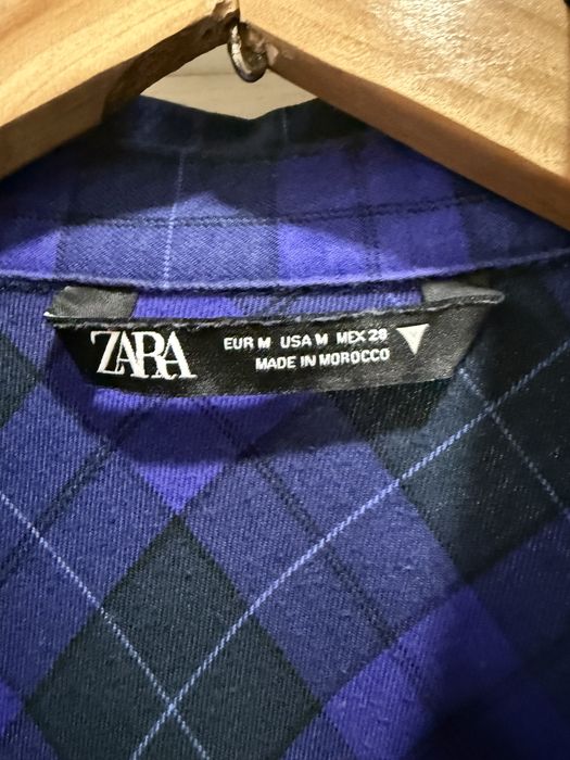 Рубашка в клетку zara