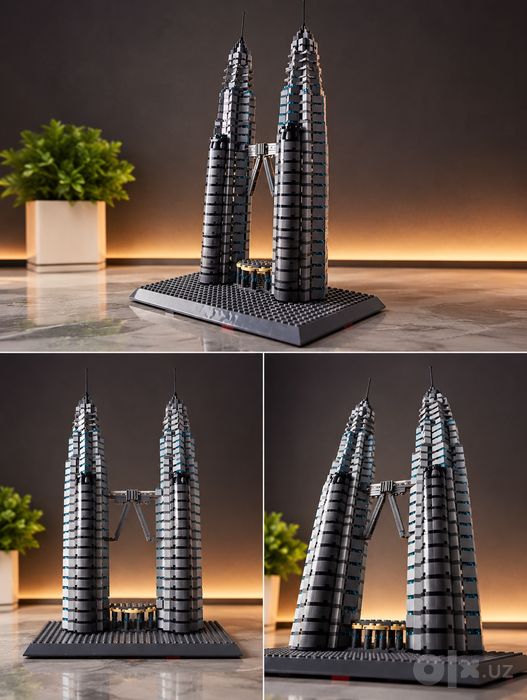 Две башни близнецы из Lego