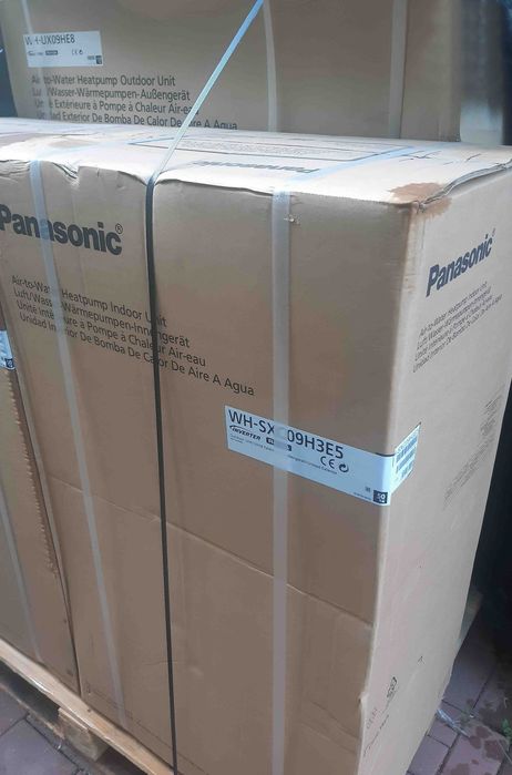 Термопомпа Panasonic Aquarea T-CAP 9 kW, трифазна. Нова!!
