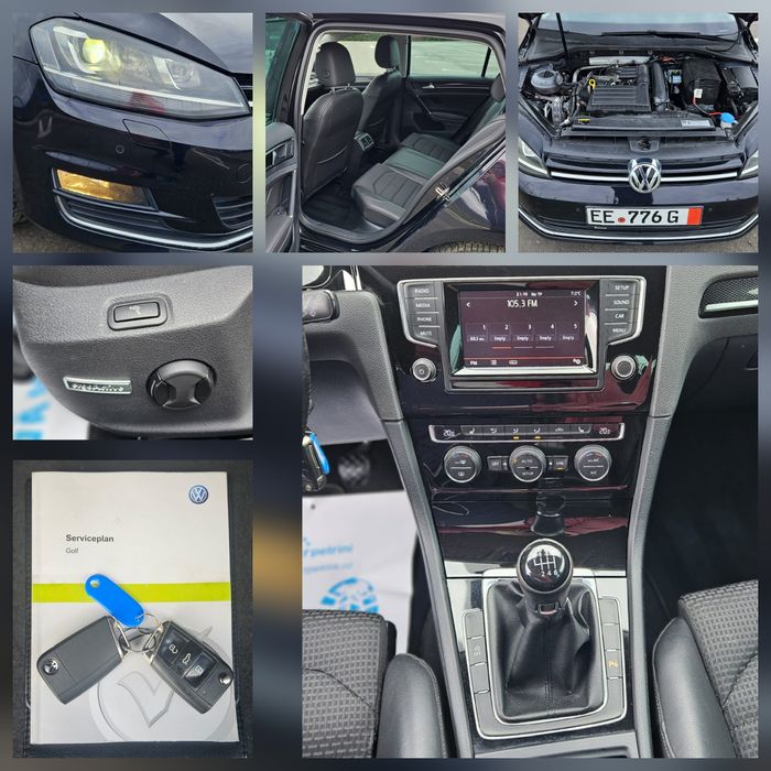 Vw Golf 7  [Xenom, Piele partială]