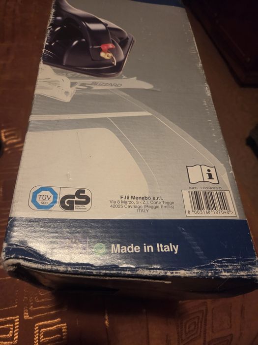 Suport schiuri pt masina, Menabo, cu prindere magnetica, 2 perechi ski