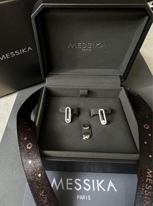 Серьги Messika MOVE UNO с брильантоми